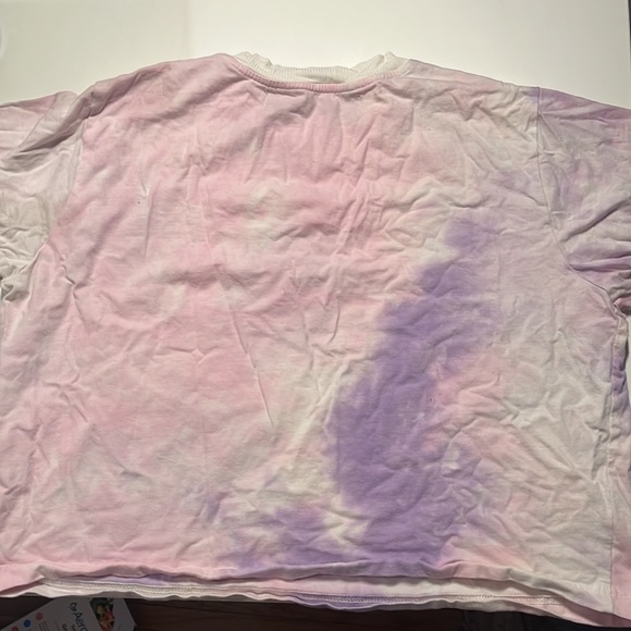 Tie Dye Slightly Cropped T Shirt size Large - Picture 4 of 4